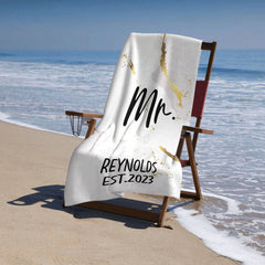 For The Couple Beach Towel - Lovscape