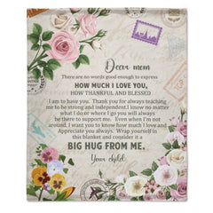 How Thankful & Blessed I Am To Have You - Family Blanket - New Arrival, Christmas Gift For Mother - Lovscape