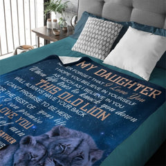 I Hope You Believe In Yourself As Much As I Believe In You - Family Blanket - Gift For Daughter From Dad - Lovscape