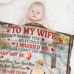 I Want To Be Your Last Everything Never Forget How Special You Are To Me - Blanket - To My Wife, Gift For Wife, Anniversary, Engagement, Wedding, Marriage Gift - Lovscape