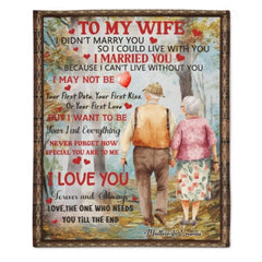 I Want To Be Your Last Everything Never Forget How Special You Are To Me - Blanket - To My Wife, Gift For Wife, Anniversary, Engagement, Wedding, Marriage Gift - Lovscape