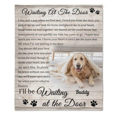 I Was Just A Pup When We First Met - Dog & Cat Personalized Custom Blanket - Upload Image, Gift For Pet Owners, Pet Lovers - Lovscape