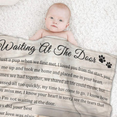 I Was Just A Pup When We First Met - Dog & Cat Personalized Custom Blanket - Upload Image, Gift For Pet Owners, Pet Lovers - Lovscape