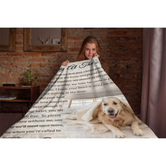 I Was Just A Pup When We First Met - Dog & Cat Personalized Custom Blanket - Upload Image, Gift For Pet Owners, Pet Lovers - Lovscape