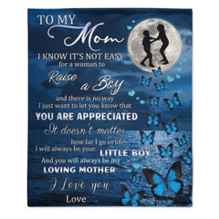 I'll Always Be Your Little Boy, Mom - Family Blanket - New Arrival, Christmas Gift For Mother From Son - Lovscape
