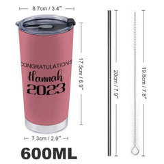It's Time for a new Adventure Custom Graduation Tumblers Class of 2023 - Graduation Gift - Lovscape