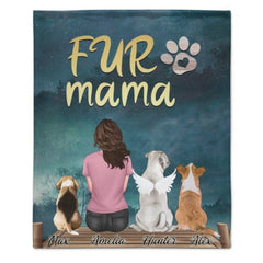 Life Is Better With Dogs - Personalized Custom Blanket - Gift For Dog Lovers, Pet Lovers, Christmas Gift - Lovscape