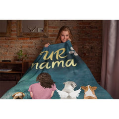 Life Is Better With Dogs - Personalized Custom Blanket - Gift For Dog Lovers, Pet Lovers, Christmas Gift - Lovscape