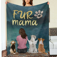 Life Is Better With Dogs - Personalized Custom Blanket - Gift For Dog Lovers, Pet Lovers, Christmas Gift - Lovscape