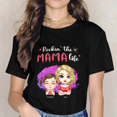 Living That Nana Mama Life - Gift For Mom, Grandma - Personalized Unisex T-Shirt, Hoodie - ARNOVIC