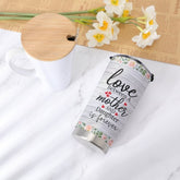 Love between a mother and daughter is forever - Gift For Mom - Personalized Tumblers - Lovscape