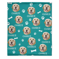 Love Has Four Paws - Personalized Custom Blanket - Upload Image, Gift For Pet Lovers, Christmas Gift - Lovscape