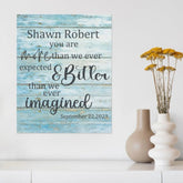 More Than We Expected Baby Canvas - Lovscape