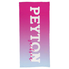 Name Custom Personalized Beach Towel - Birthday Gift - Lovscape