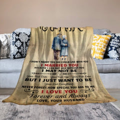 Never Forget How Special You Are To Me - Couple Blanket - New Arrival, Christmas Gift For Wife From Husband - Lovscape