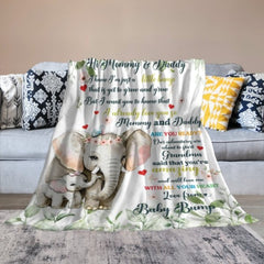 Our Adventures Are About To Start - Family Personalized Custom Baby Blanket - Baby Shower Gift - Lovscape
