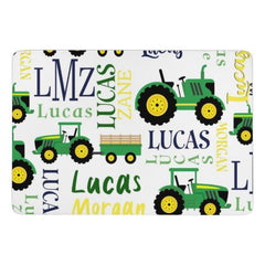 Personalized Farm Tractor Decorative Mat - Lovscape