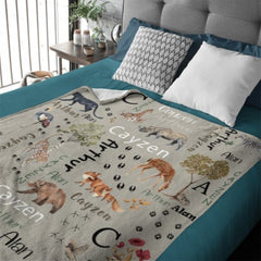 Personalized Name Hunting Blanket - Gifts for Kids - Lovscape