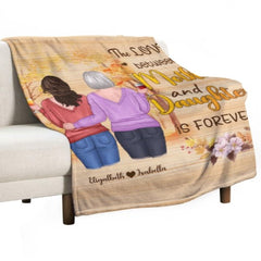 The Love Between A Mother And Daughter Is Forever - Personalized Blanket - Lovscape