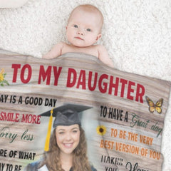 Today Is A Good Day Graduation Custom Blanket - Graduation Gift - Lovscape