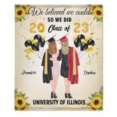 We Believed We Could So We Did - Personalized Blanket - Lovscape