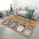 Welcome To My Home - Funny Personalized Cat Decorative Mat, Doormat - Lovscape
