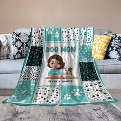 You Had Me At Woof - Dog Personalized Custom Blanket - Mother's Day, Birthday Gift For Pet Owners, Pet Lovers - Lovscape