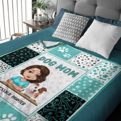 You Had Me At Woof - Dog Personalized Custom Blanket - Mother's Day, Birthday Gift For Pet Owners, Pet Lovers - Lovscape