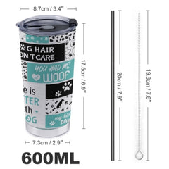 You Had Me At Woof - Dog Personalized Custom Tumbler - Mother's Day, Birthday Gift For Pet Owners, Pet Lovers - Lovscape