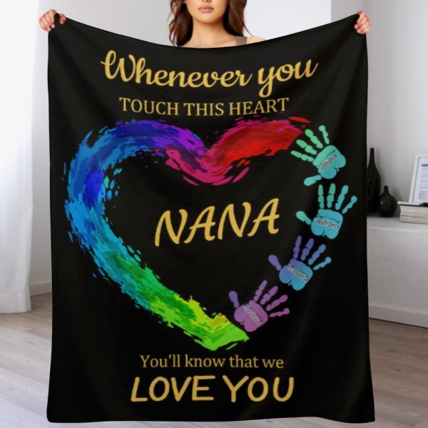 You’ll Know That We Love You - Personalized Custom Blanket - Gift For Grandma, Grandparents, Christmas Gift - Lovscape