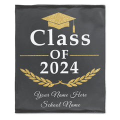 Couverture de nom personnalisée de la promotion 2024 - Cadeau de remise des diplômes