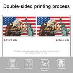 [Patriotic Eagle Banner] America 250Th Anniversary Flag 1776-2026