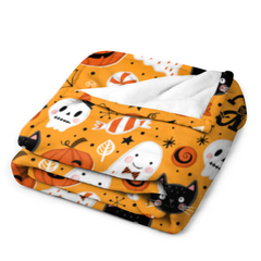 Halloween Name Personalized Custom Blanket - Halloween Gifts