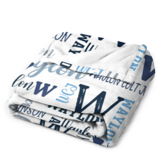 Personalized Name Blankets - Blankets for for Birthday Christmas
