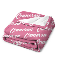 Custom Name Blanket for Adults Kids Personalized - Gifts for Birthday Christmas
