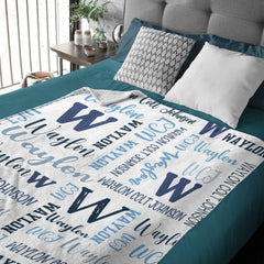 Personalized Name Blankets - Blankets for for Birthday Christmas