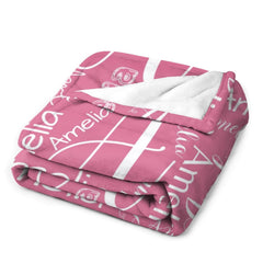 Personalized Name Custom Blanket - Christmas Gifts, Birthday Gifts