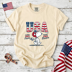Comfort Colors USA Land Of The Free T-Shirt