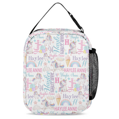 Rainbow Unicorn Name Custom Backpack