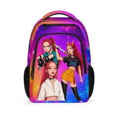 Girls Anime Music Star Backpack for School