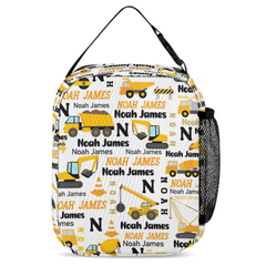 Livraison gratuite✈️Sac à dos de camions de construction personnalisé pour les enfants