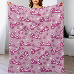 Personalized Name Custom Pink Blanket - Gifts for Girls
