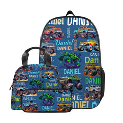 Personalized Car Backpack with Name - Gifts for Boys