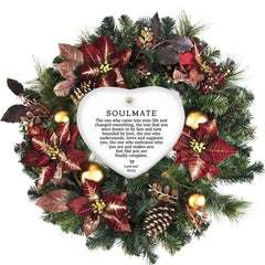 Cœur en céramique personnalisé – Cadeau souvenir pour partenaire, cadeau de Saint-Valentin, cadeau d'anniversaire