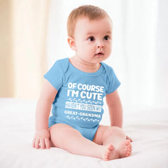 Combinaisons à manches courtes pour bébé - Mon arrière-grand-mère