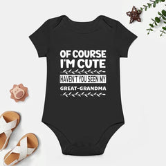Combinaisons à manches courtes pour bébé - Mon arrière-grand-mère