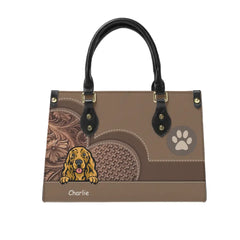 Sac à main personnalisé en cuir pour chien - Cadeau pour les amoureux des chiens