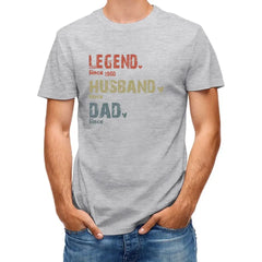 Sweat à capuche unisexe personnalisé personnalisé pour la famille - Légende, mari, papa et papa depuis