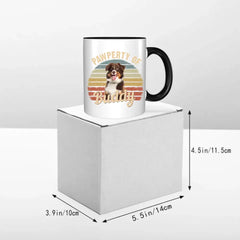 Photo personnalisée Pawperty de – Cadeau pour les amoureux des chiens – Tasse personnalisée