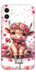 Lovely Highland Phone Case - Idée cadeau pour anniversaire/Saint Valentin - Étui pour iPhone